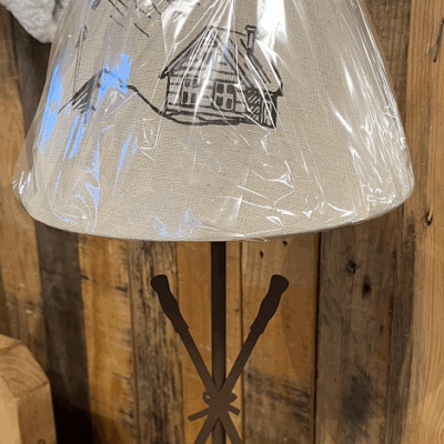 Lampe de chevet bâtons