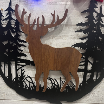 Décoration Métal Bois